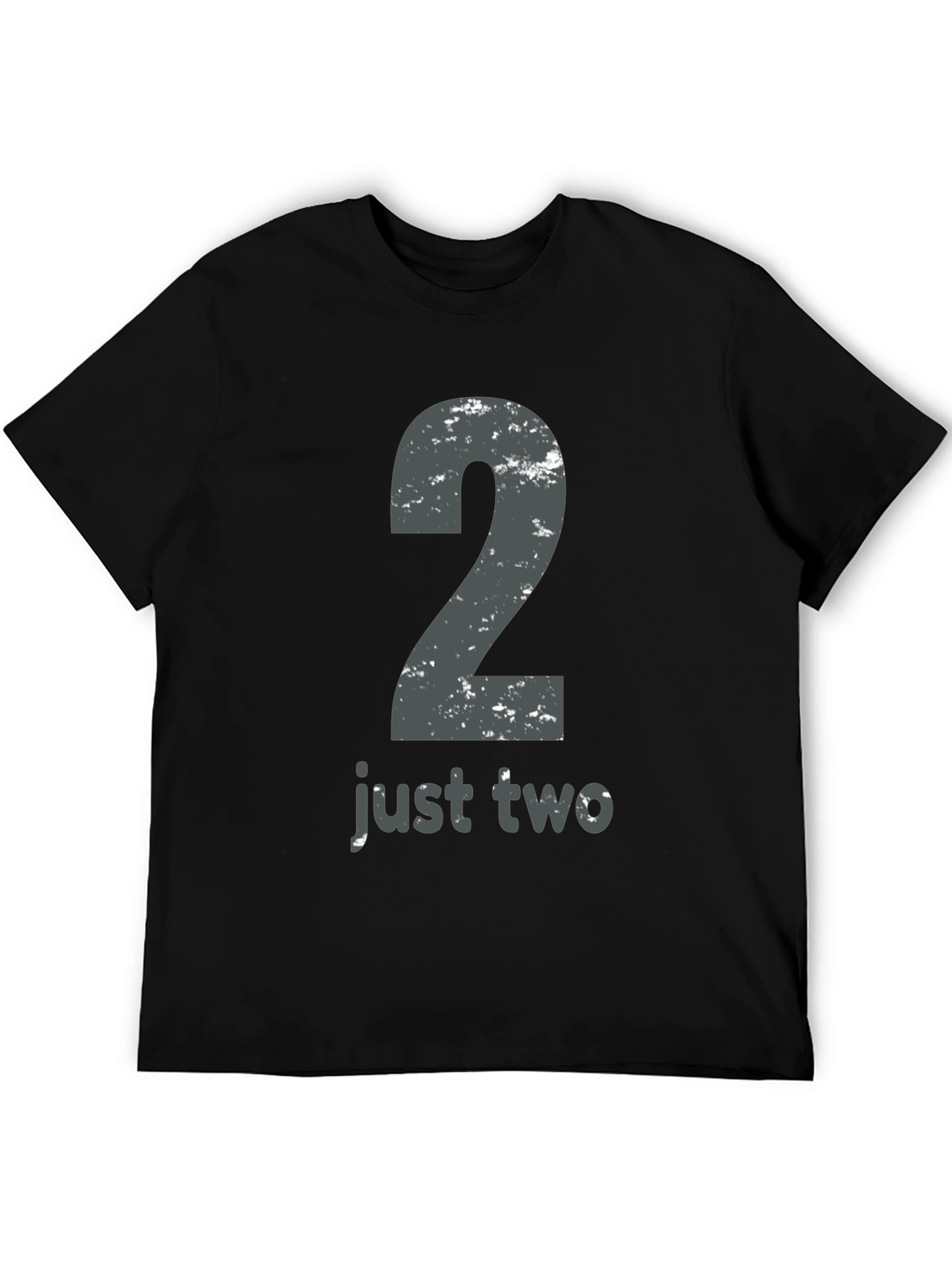 Just Two T-Shirt - Distressed Number 2 Tee