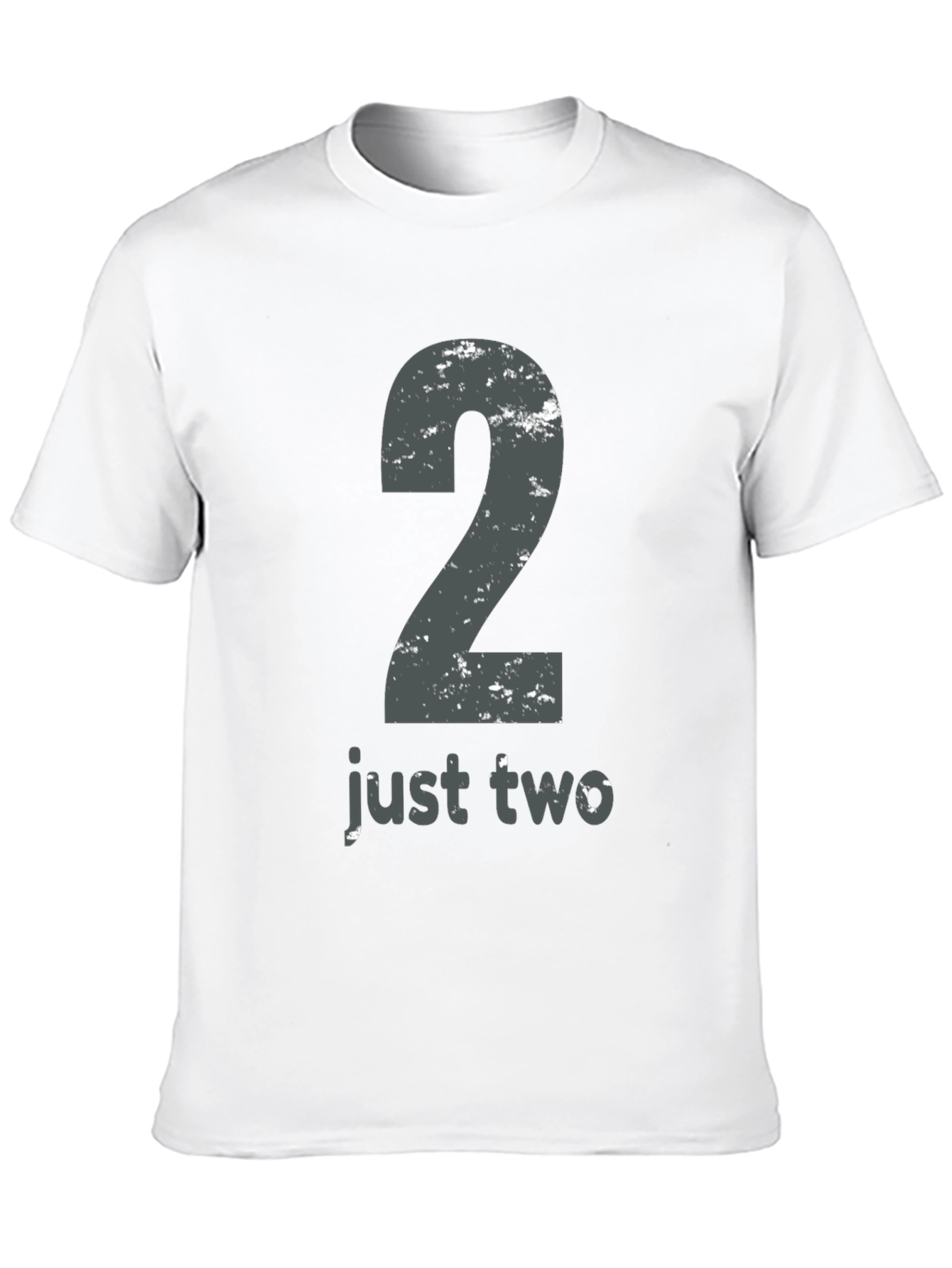 Just Two T-Shirt - Distressed Number 2 Tee