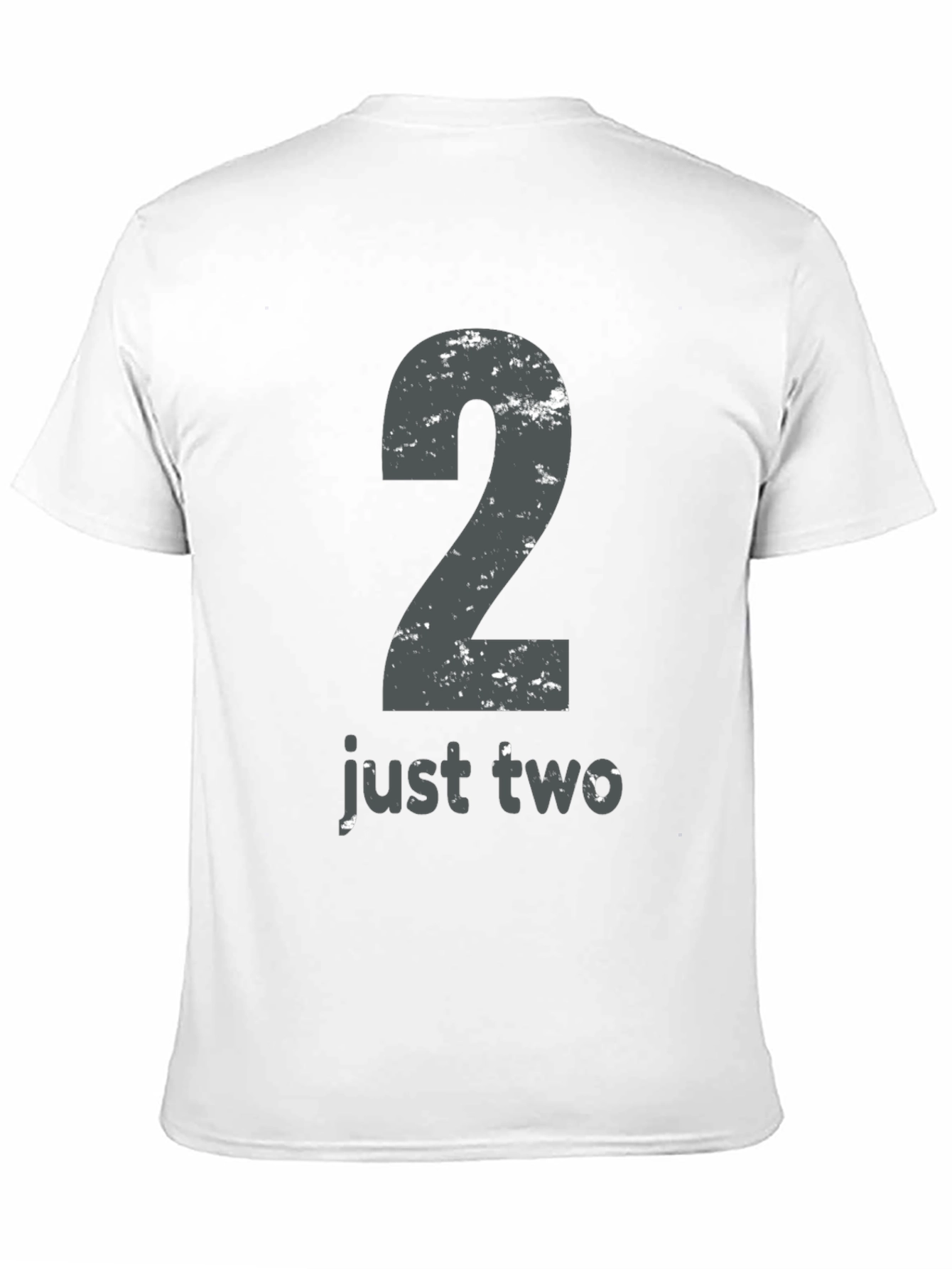 Just Two T-Shirt - Distressed Number 2 Tee