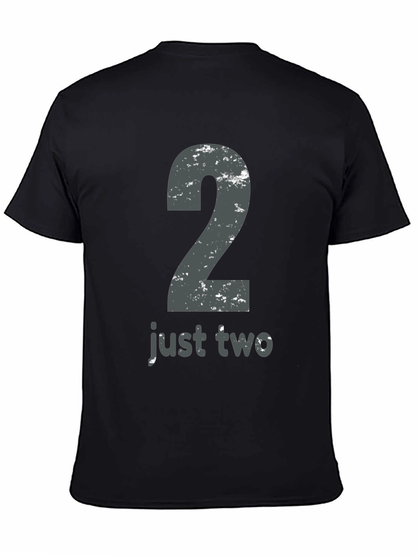 Just Two T-Shirt - Distressed Number 2 Tee