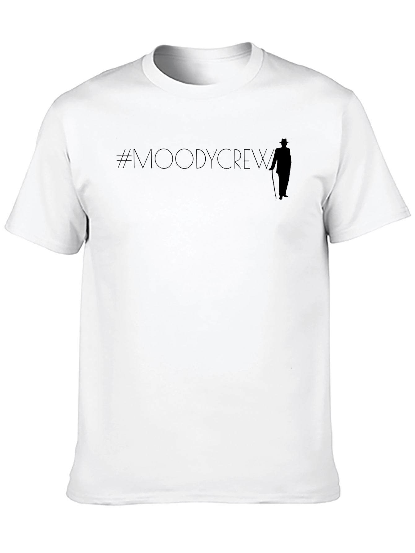 Moody Crew T-Shirt - Stylish Black Tee