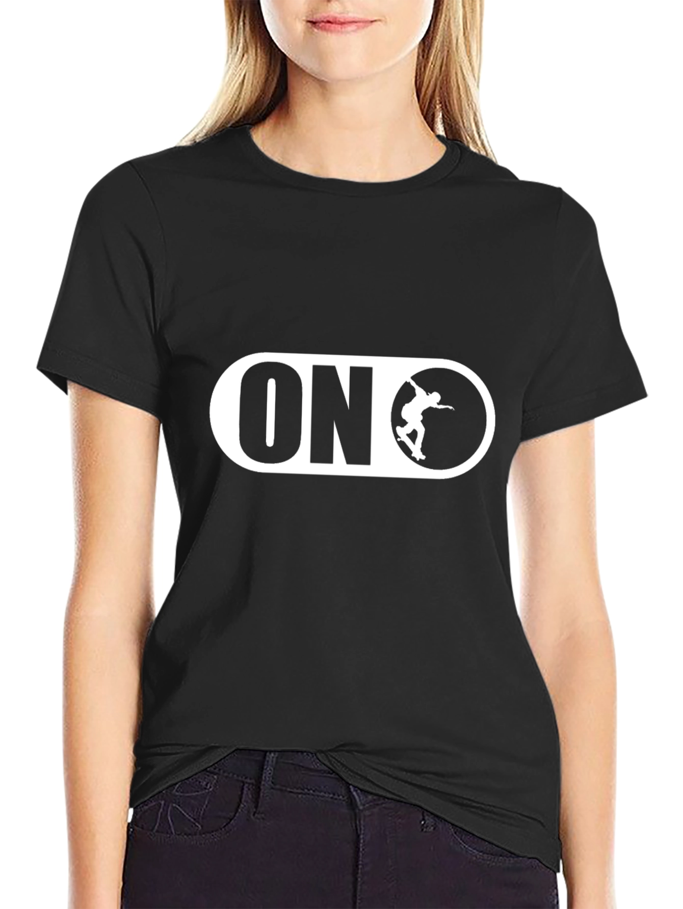 Skateboarding On T-Shirt