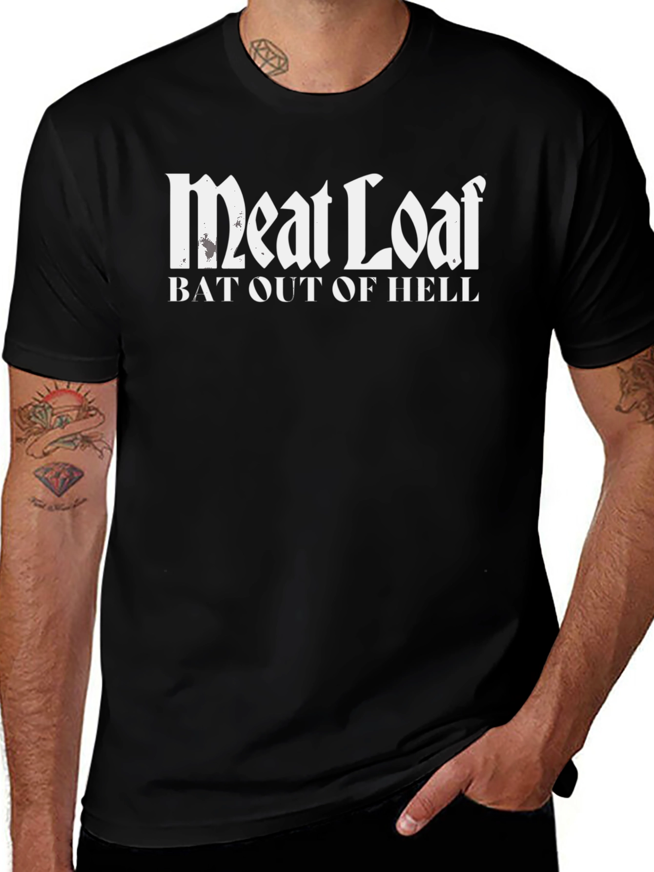 Meat Loaf Bat Out of Hell Black T-Shirt