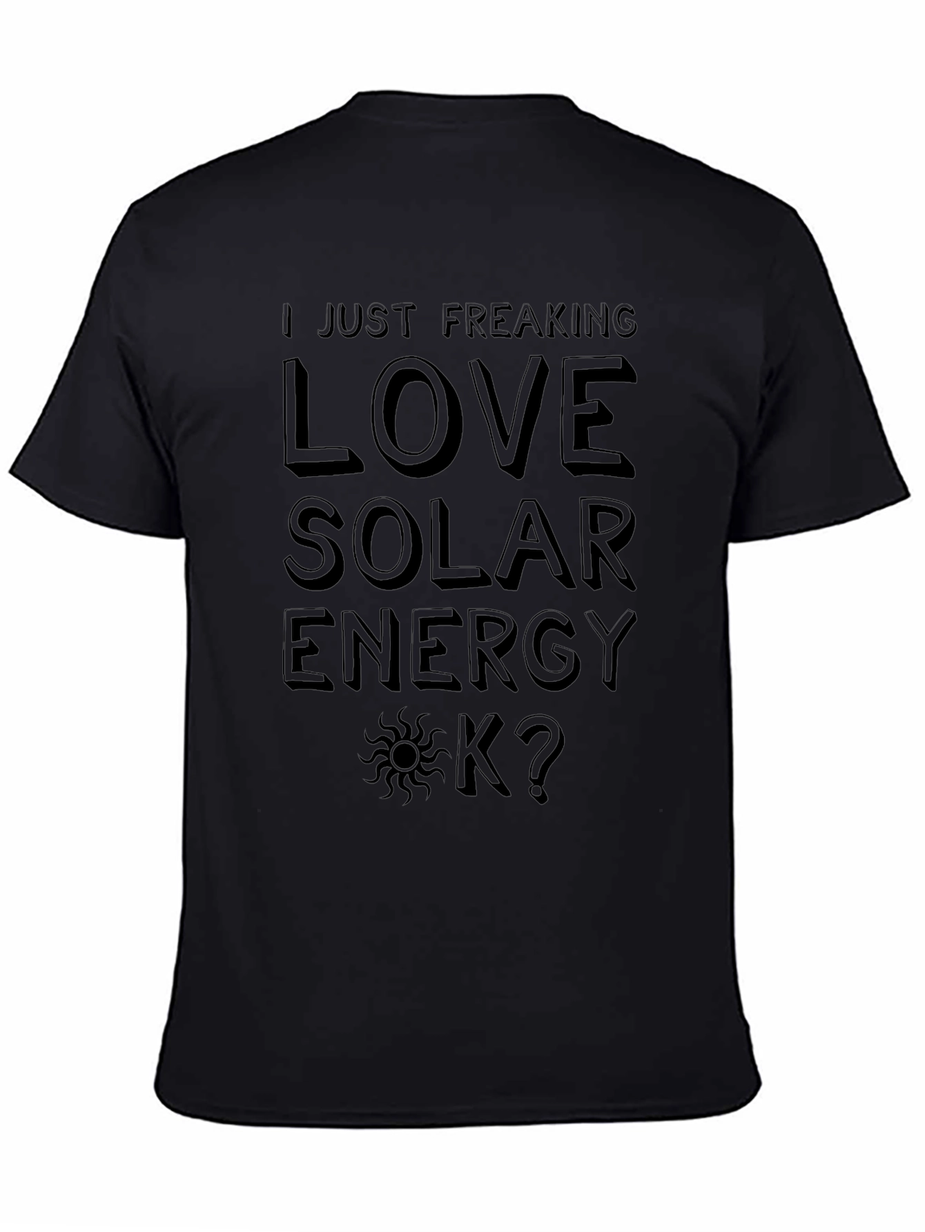 I Love Solar Energy Graphic T-Shirt
