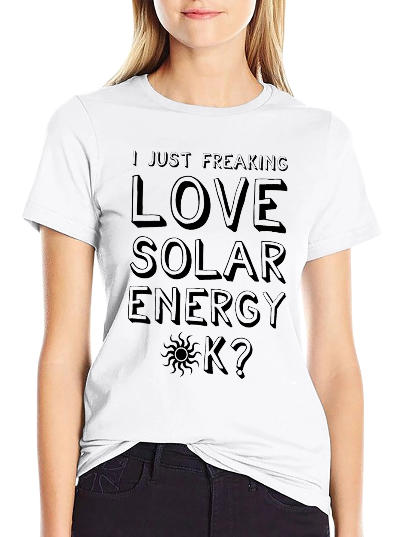 I Love Solar Energy Graphic T-Shirt