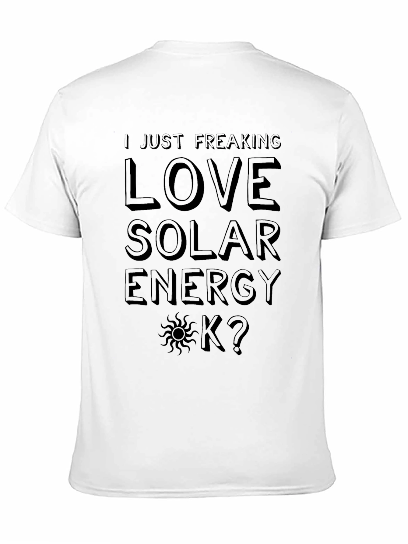 I Love Solar Energy Graphic T-Shirt