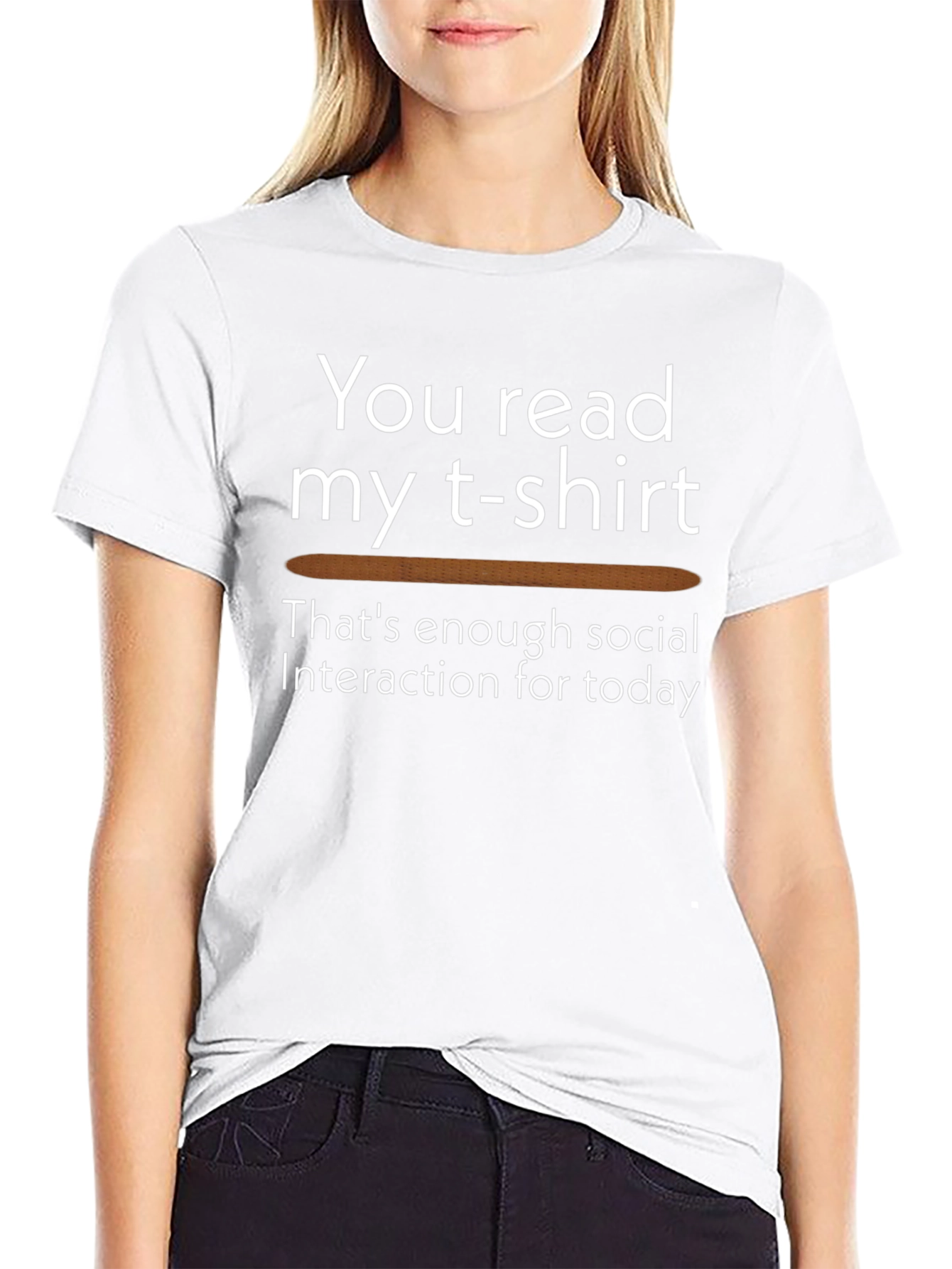 Humorous Graphic Tee - You Read My T-Shirt