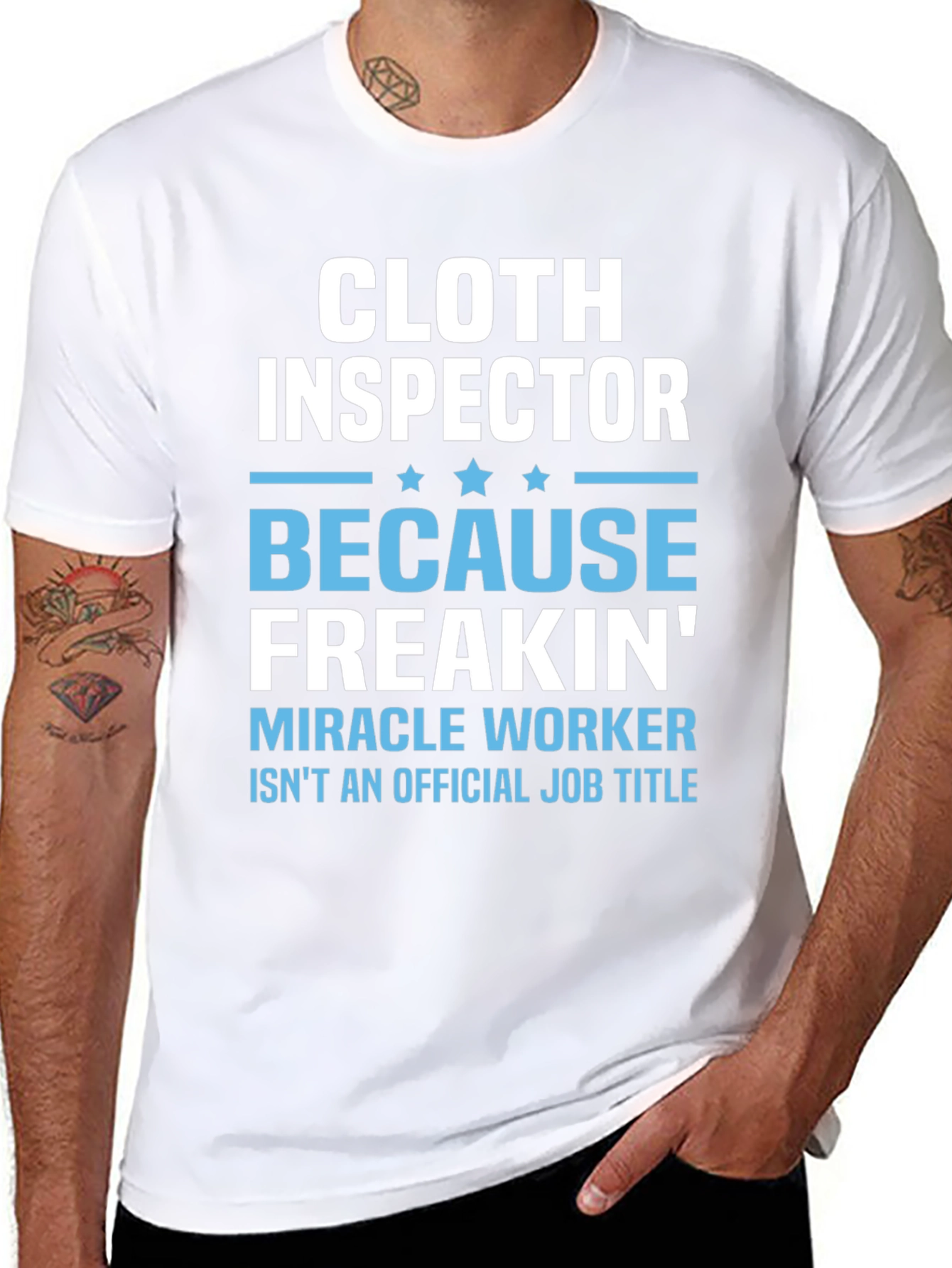Cloth Inspector Funny Job Title T-Shirt