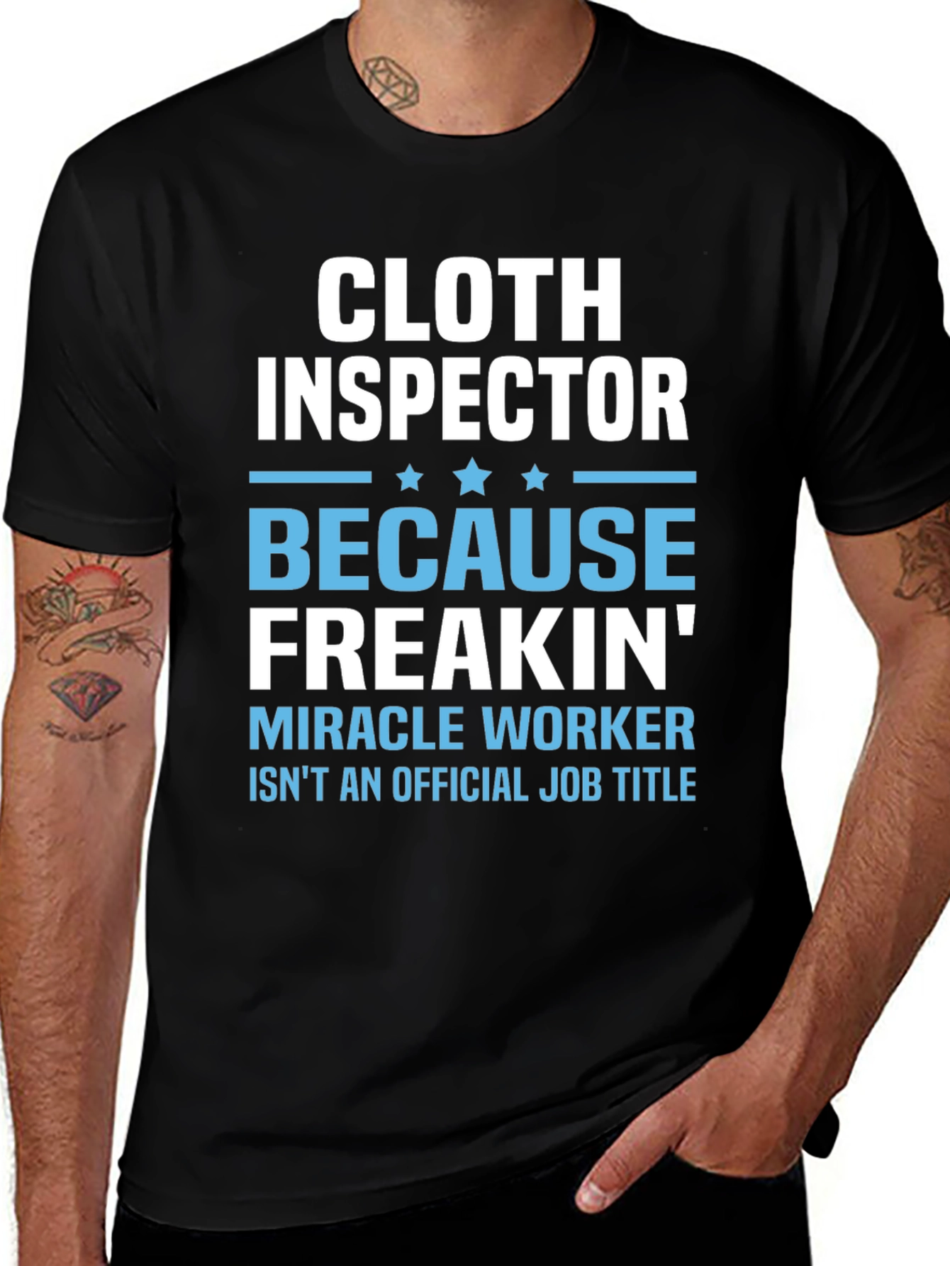 Cloth Inspector Funny Job Title T-Shirt