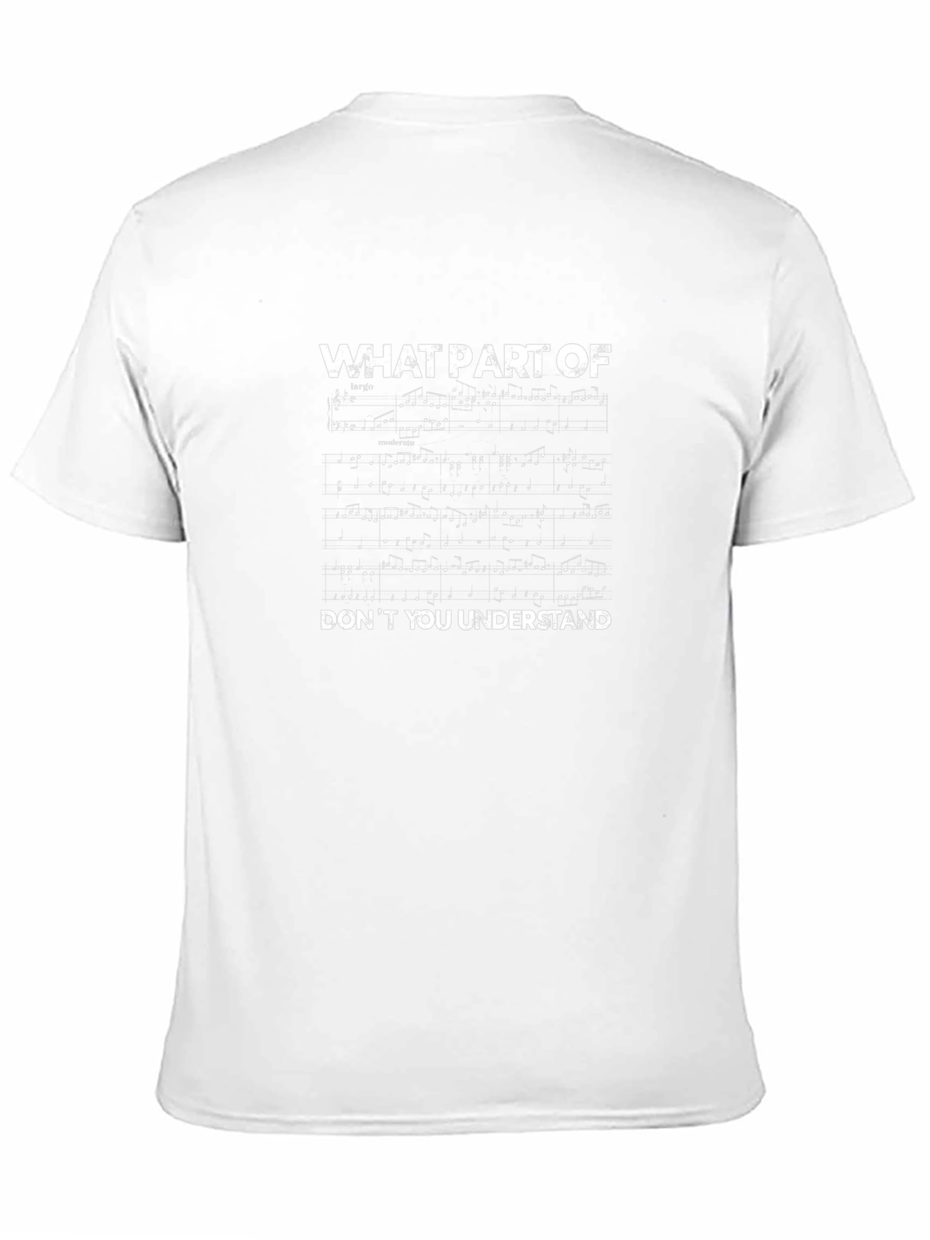 Music Sheet Pun Black T-Shirt