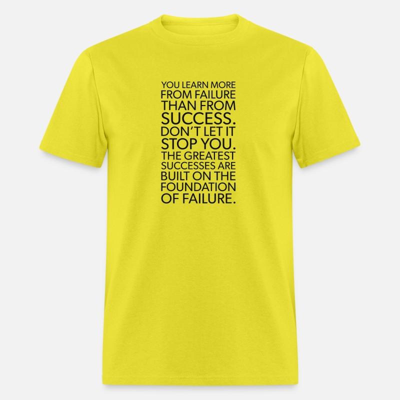 learn more from failure than success