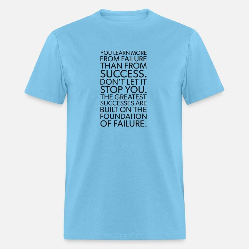learn more from failure than success