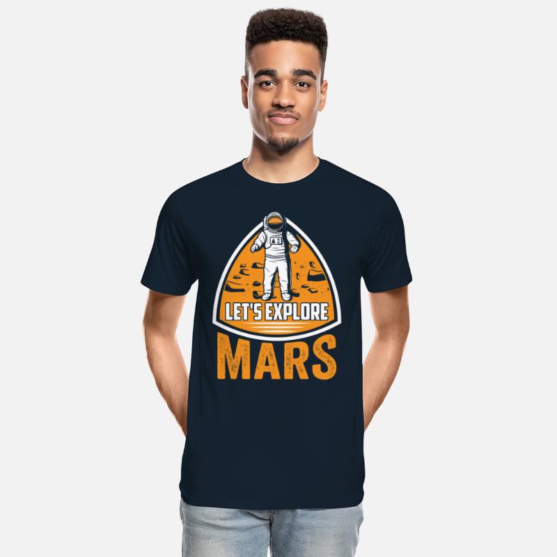 Let's Explore Mars Sayings Space Planet Explorer