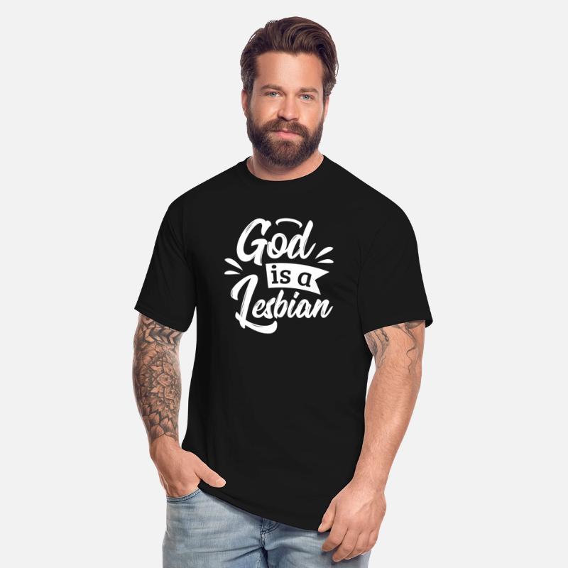 LGBT Gay Pride Lesbian God is a Lesbian white