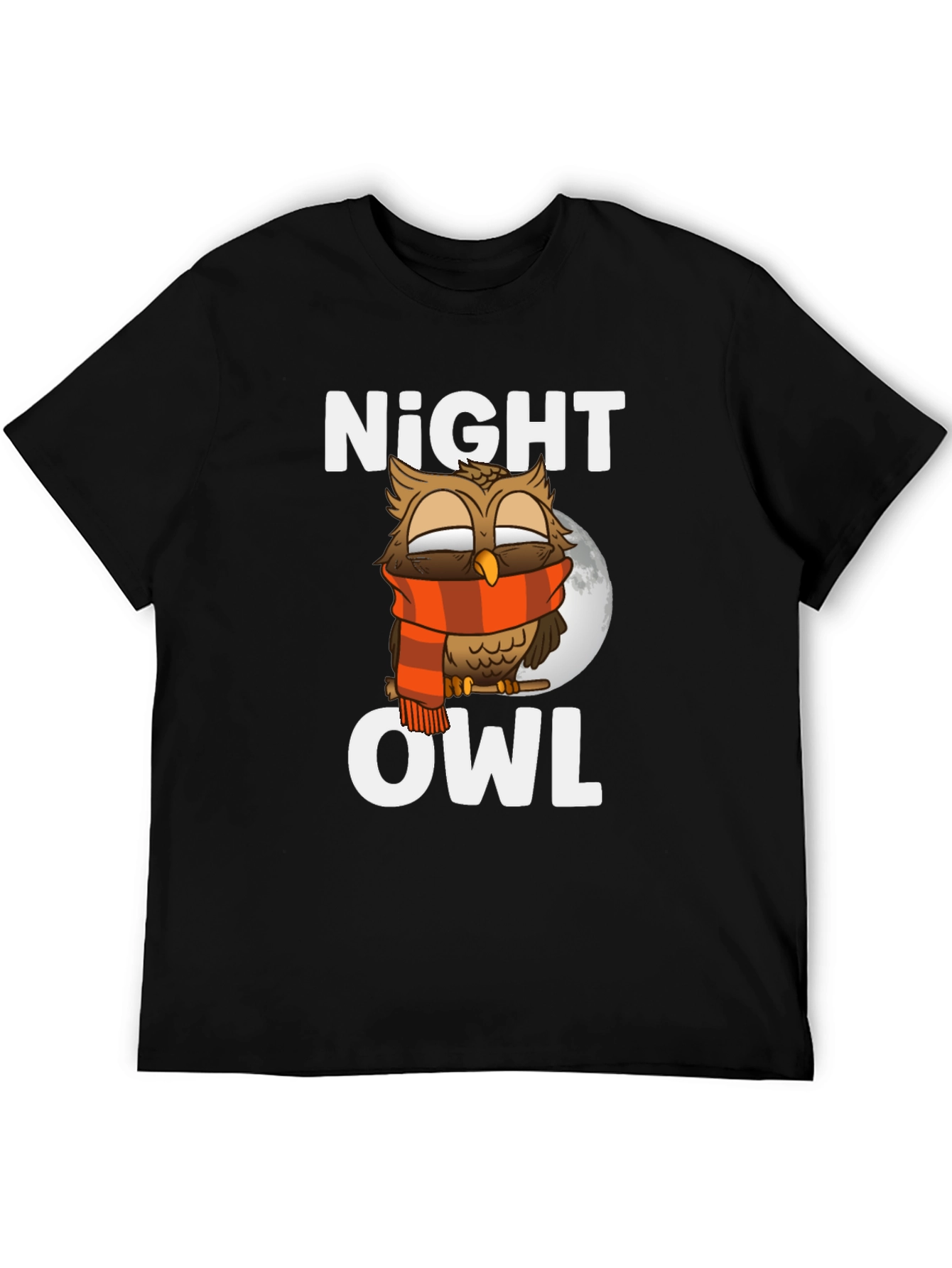Night Owl Graphic Tee - Soft Cotton Blend