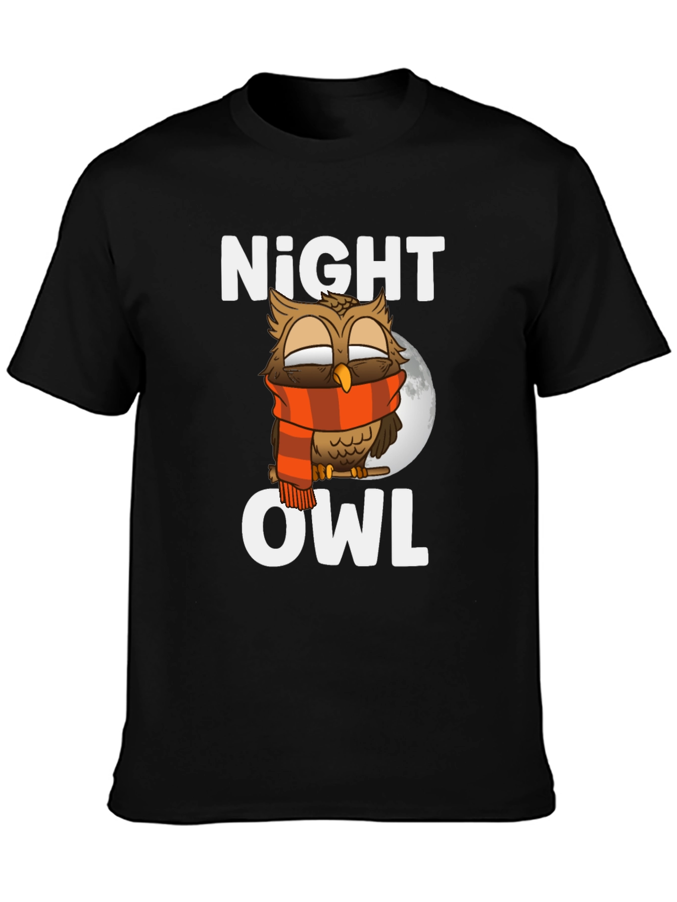 Night Owl Graphic Tee - Soft Cotton Blend