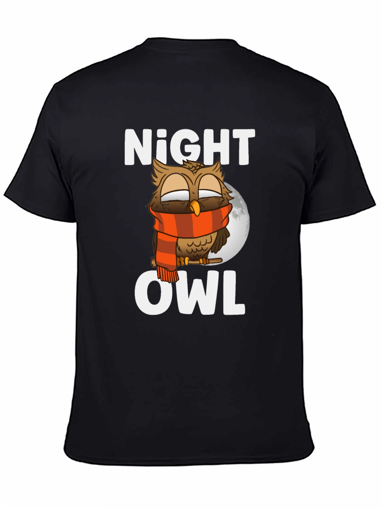 Night Owl Graphic Tee - Soft Cotton Blend