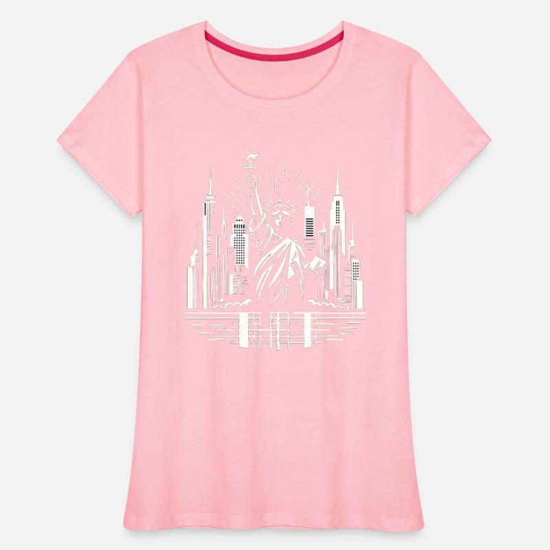 Liberty & NYC Skyline
