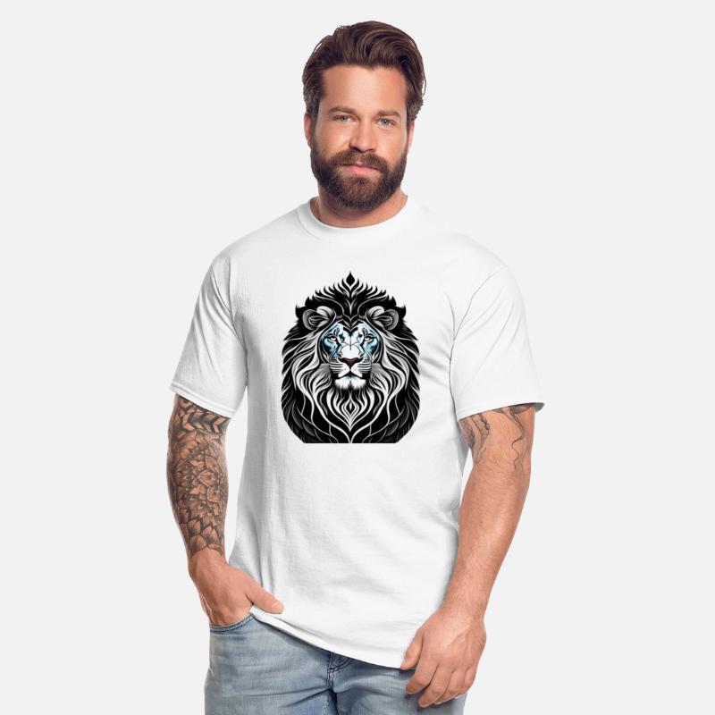Lion head vector illustration design