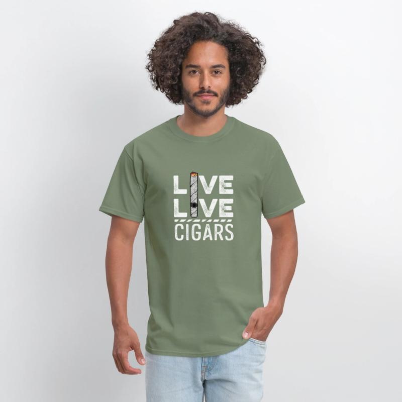 Live Live Cigars Drinker or Smoker Gift