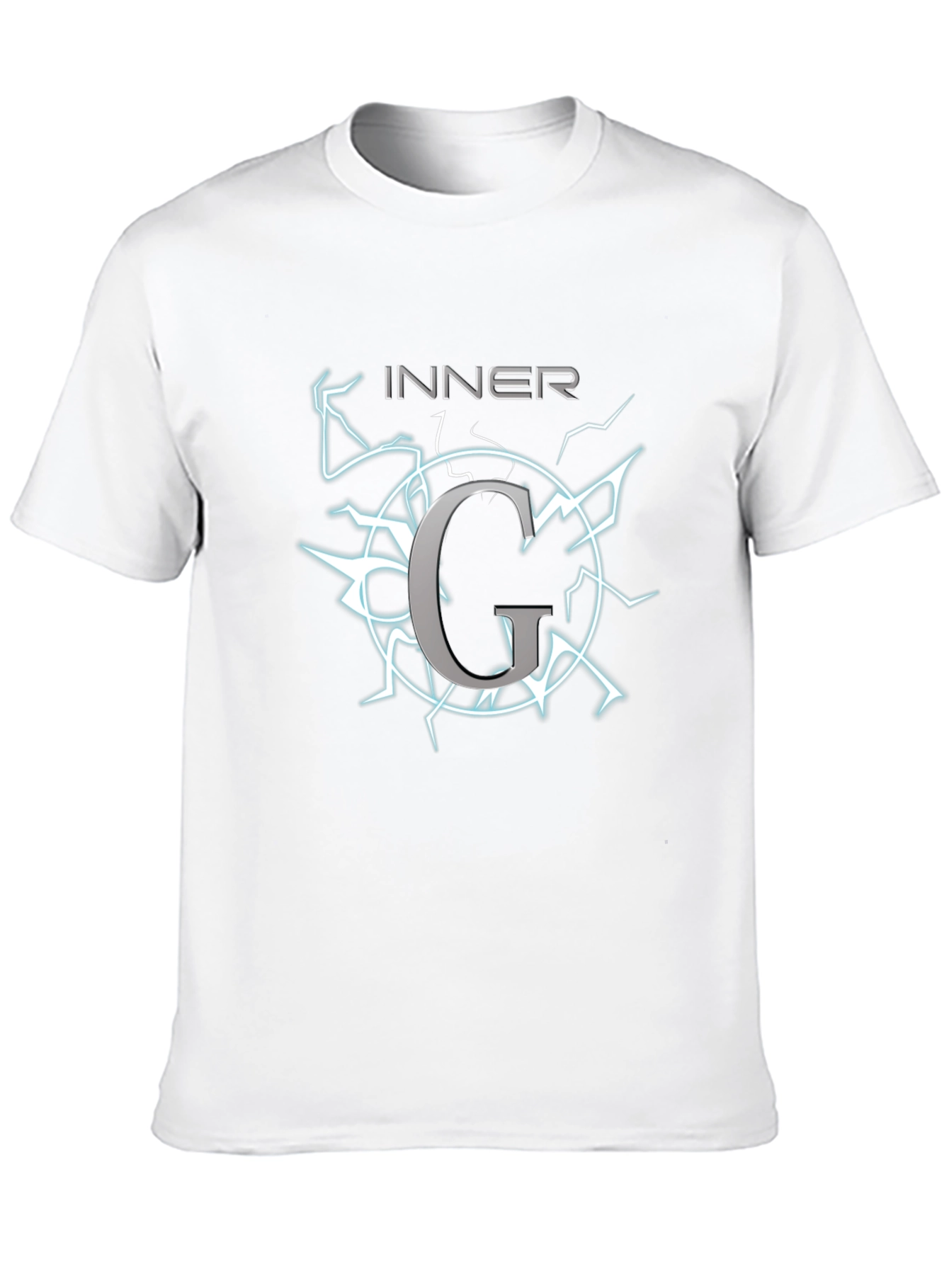 Inner G Graphic T-Shirt - Black Cotton Tee