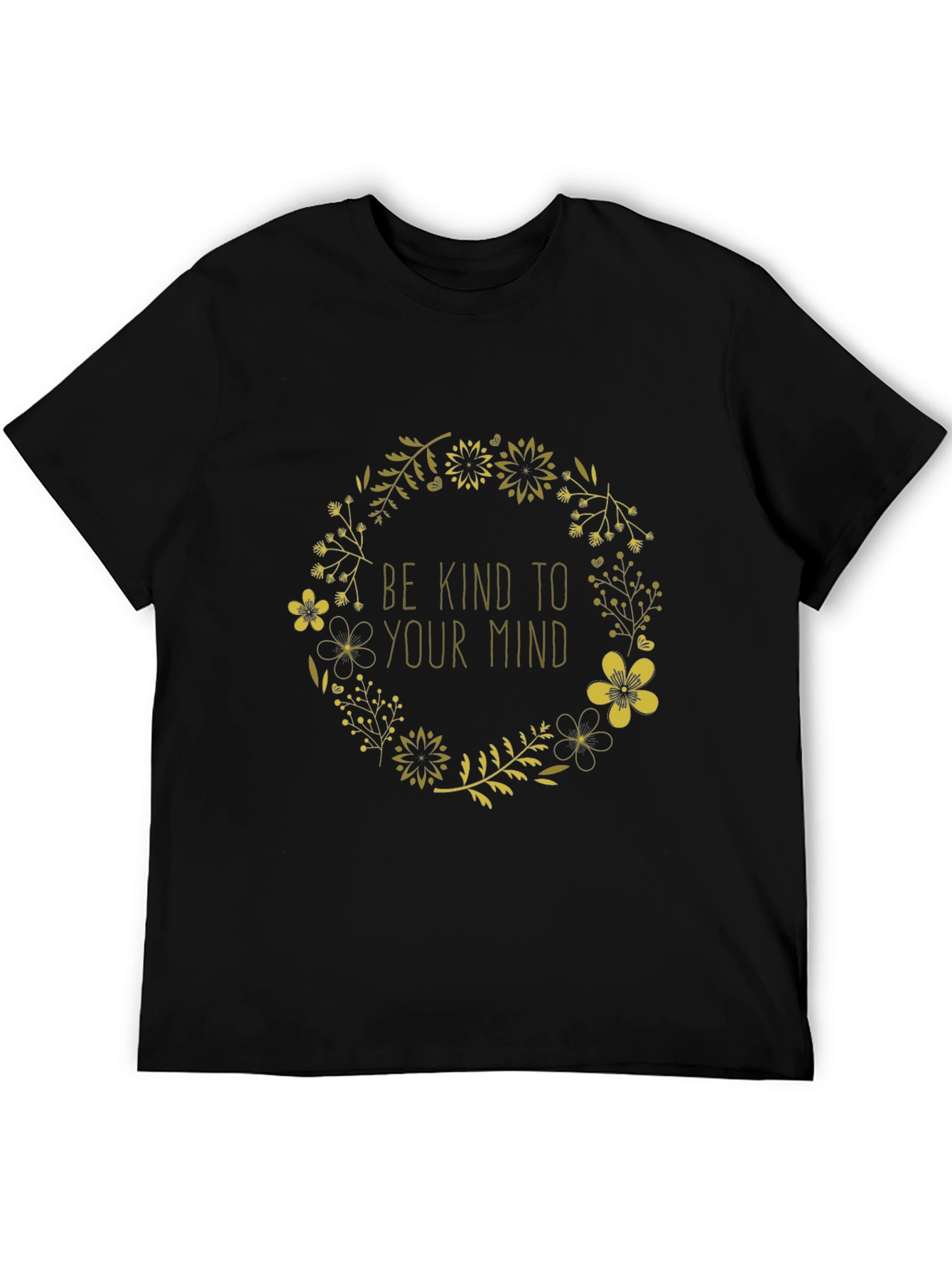 Kind Mind Graphic Tee - Stylish Black T-Shirt