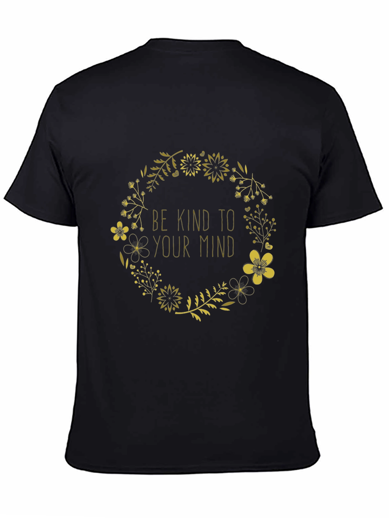 Kind Mind Graphic Tee - Stylish Black T-Shirt