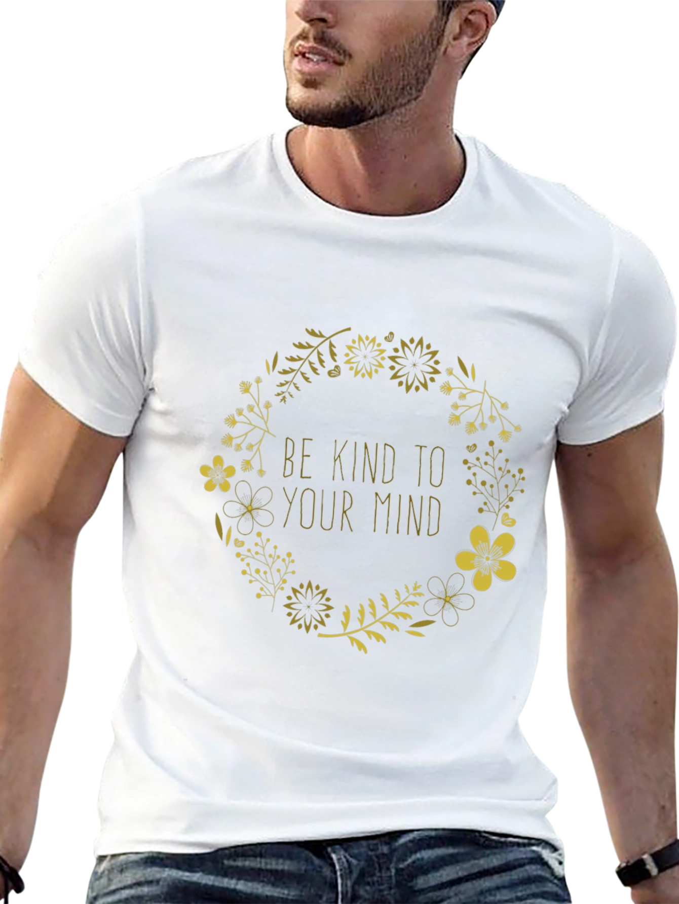 Kind Mind Graphic Tee - Stylish Black T-Shirt