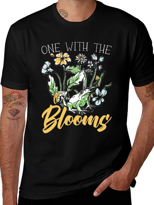 Floral Frog Graphic Tee - One With The Blooms