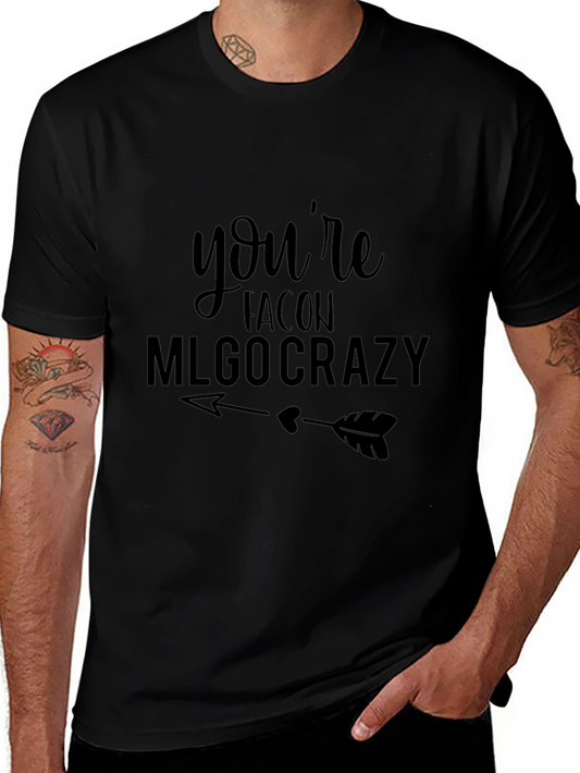Youre Falcon MLGO Crazy Black Graphic Tee