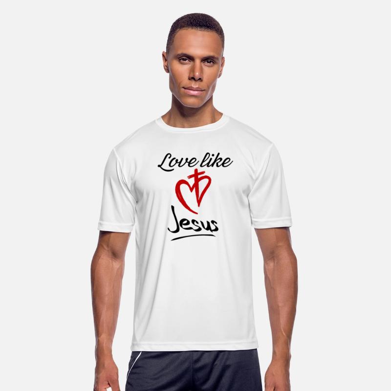 Love like Jesus heart and cross quote son of god