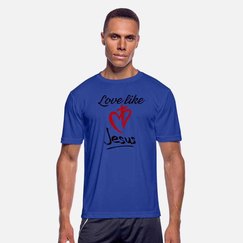 Love like Jesus heart and cross quote son of god