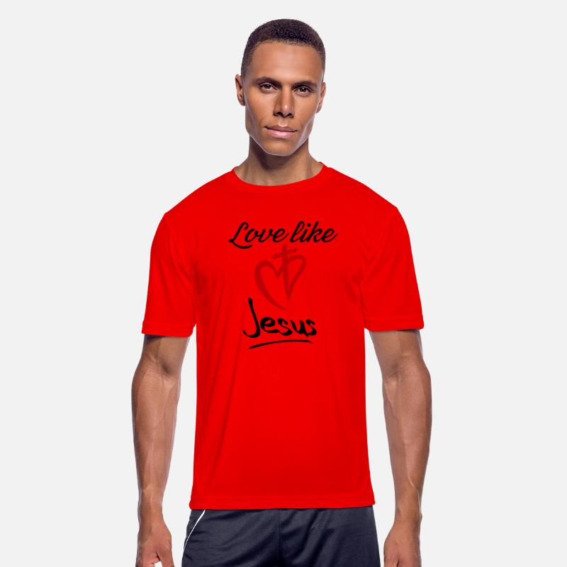 Love like Jesus heart and cross quote son of god