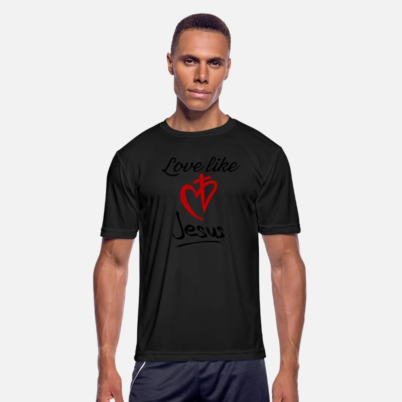 Love like Jesus heart and cross quote son of god