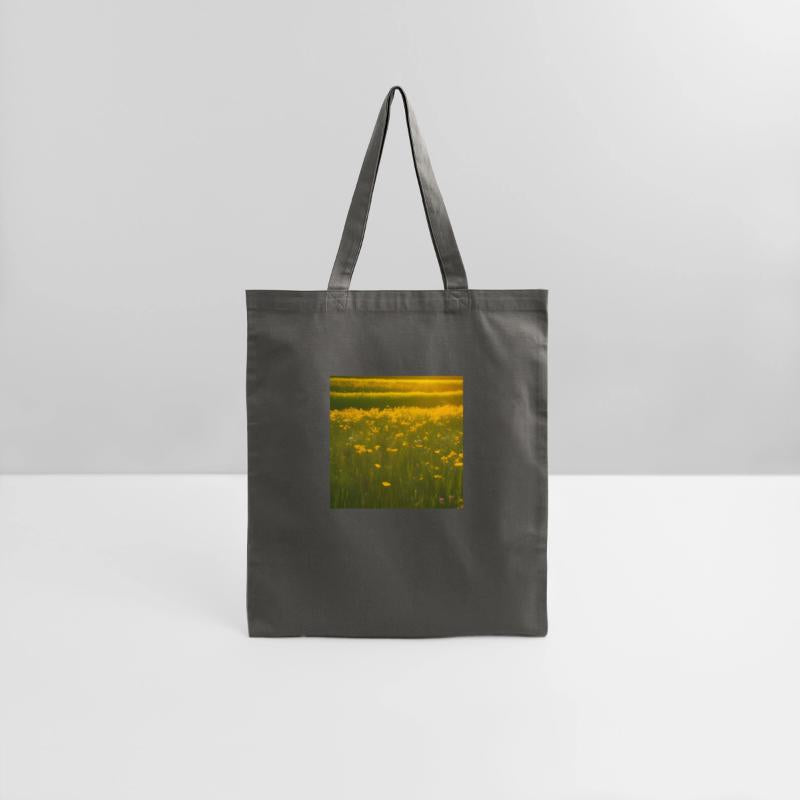 Lovely Yellow Flowers and Green Grass