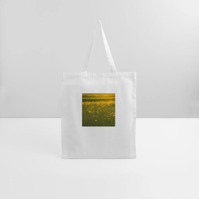 Lovely Yellow Flowers and Green Grass