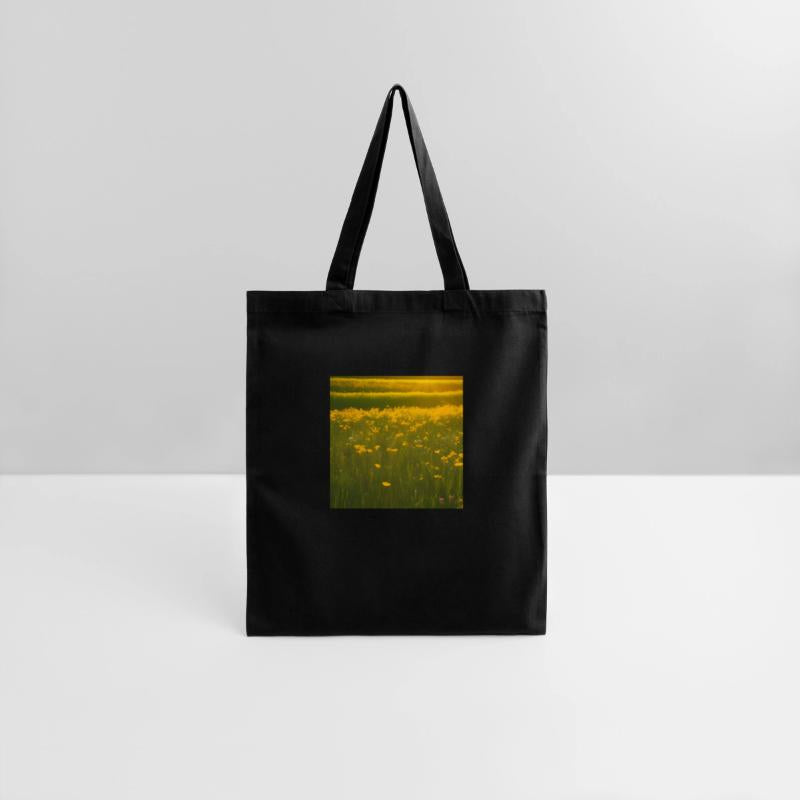Lovely Yellow Flowers and Green Grass
