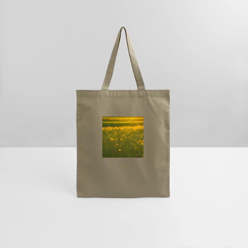 Lovely Yellow Flowers and Green Grass