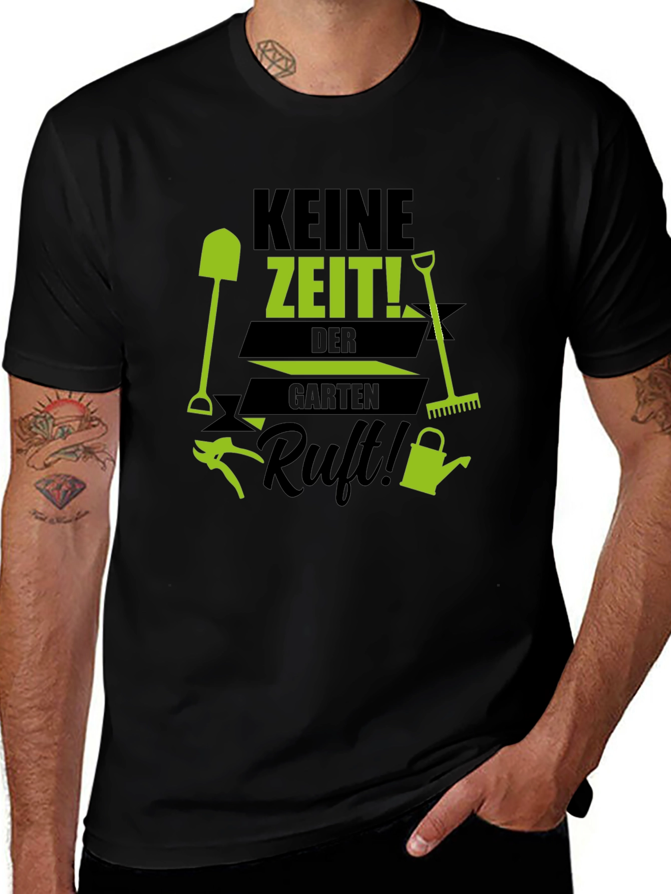 Gardening Enthusiast T-Shirt - Keine Zeit! Garten Ruft!