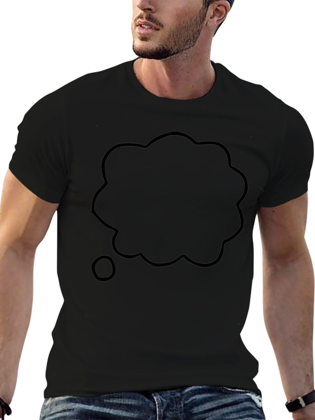 Thinking Cloud Black T-Shirt