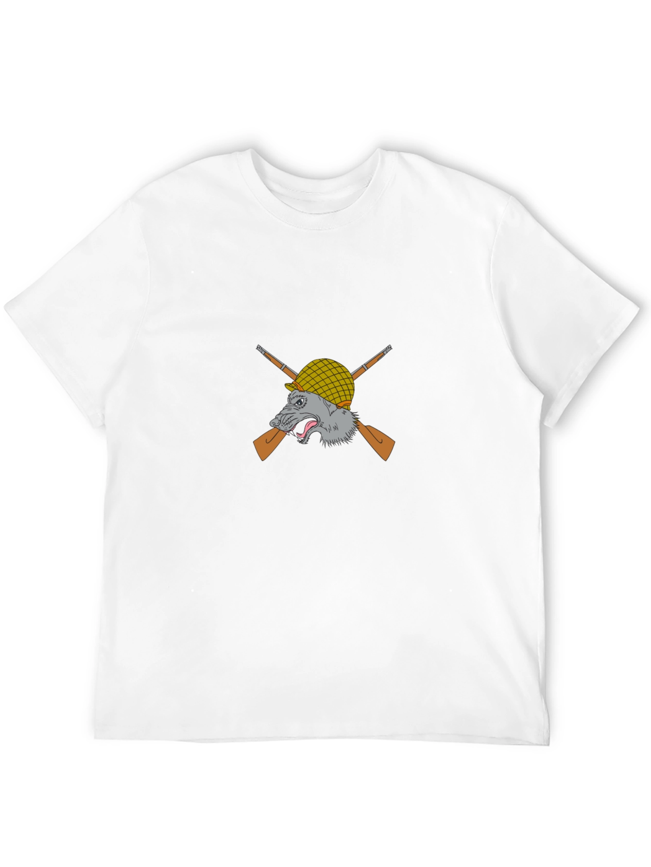 Wolf Soldier Graphic T-Shirt