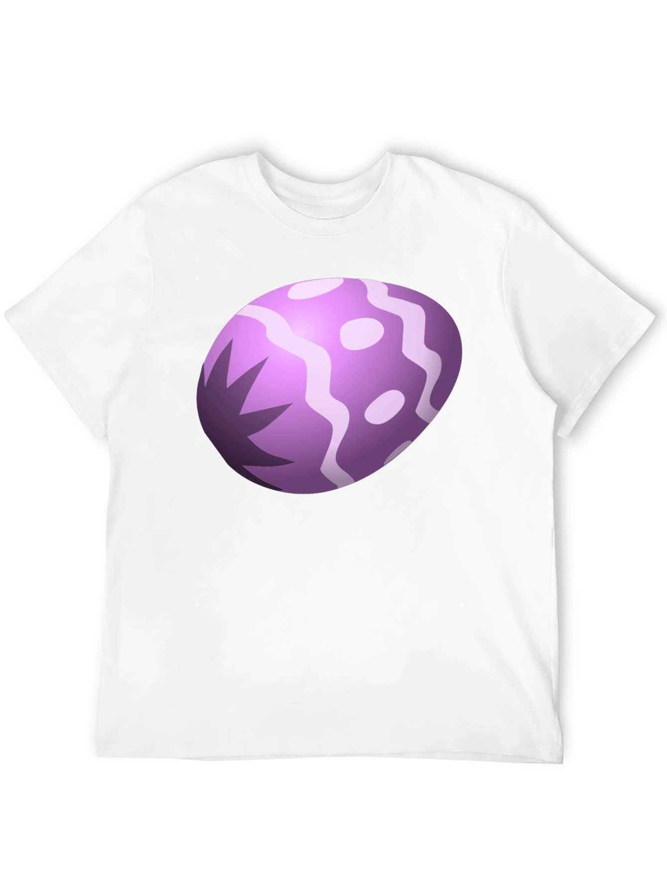 Fun Egg Graphic Black T-Shirt