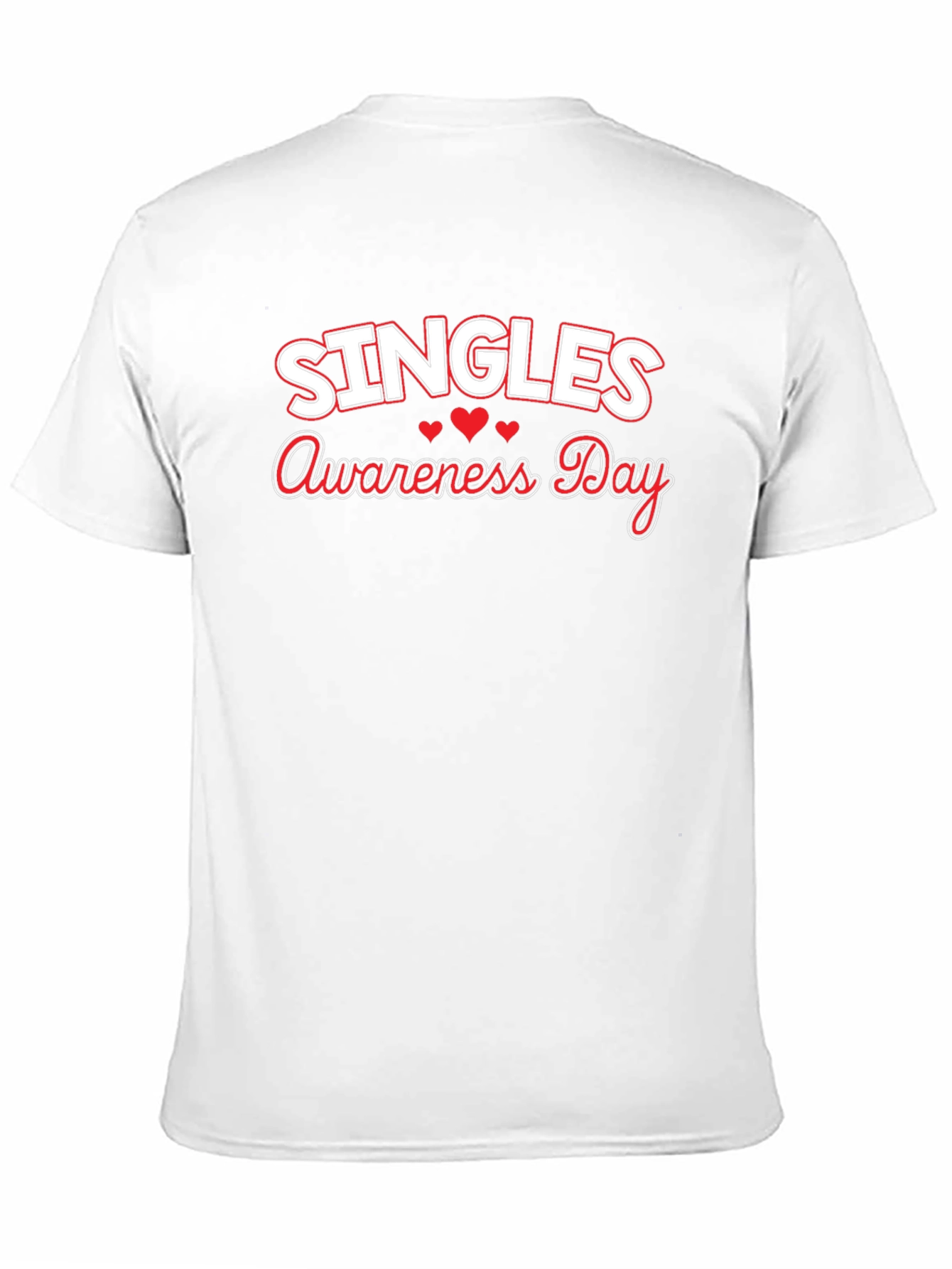 Singles Awareness Day T-Shirt - Black
