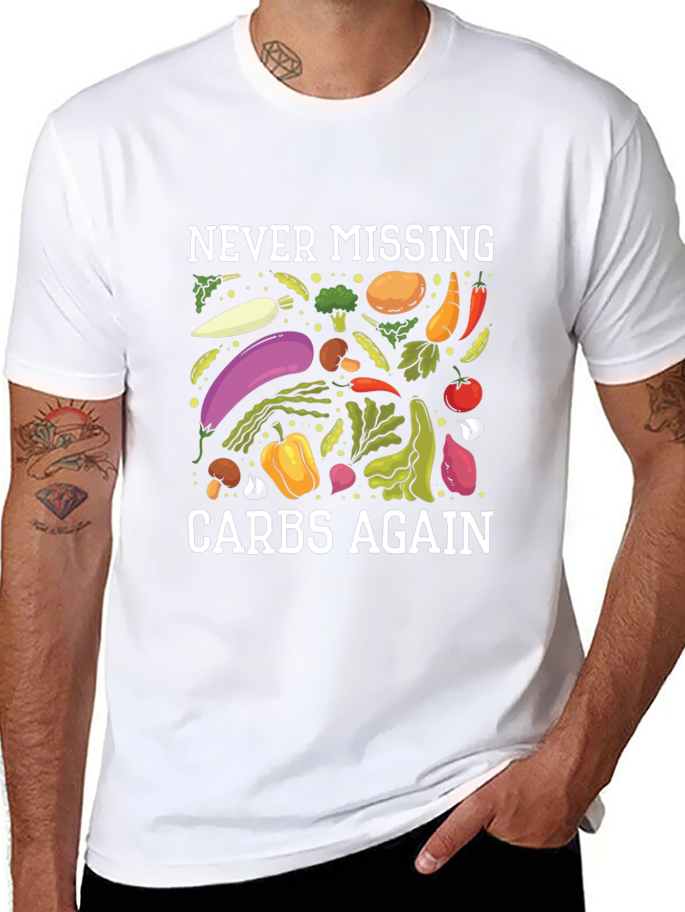 Never Missing Carbs Again Graphic T-Shirt