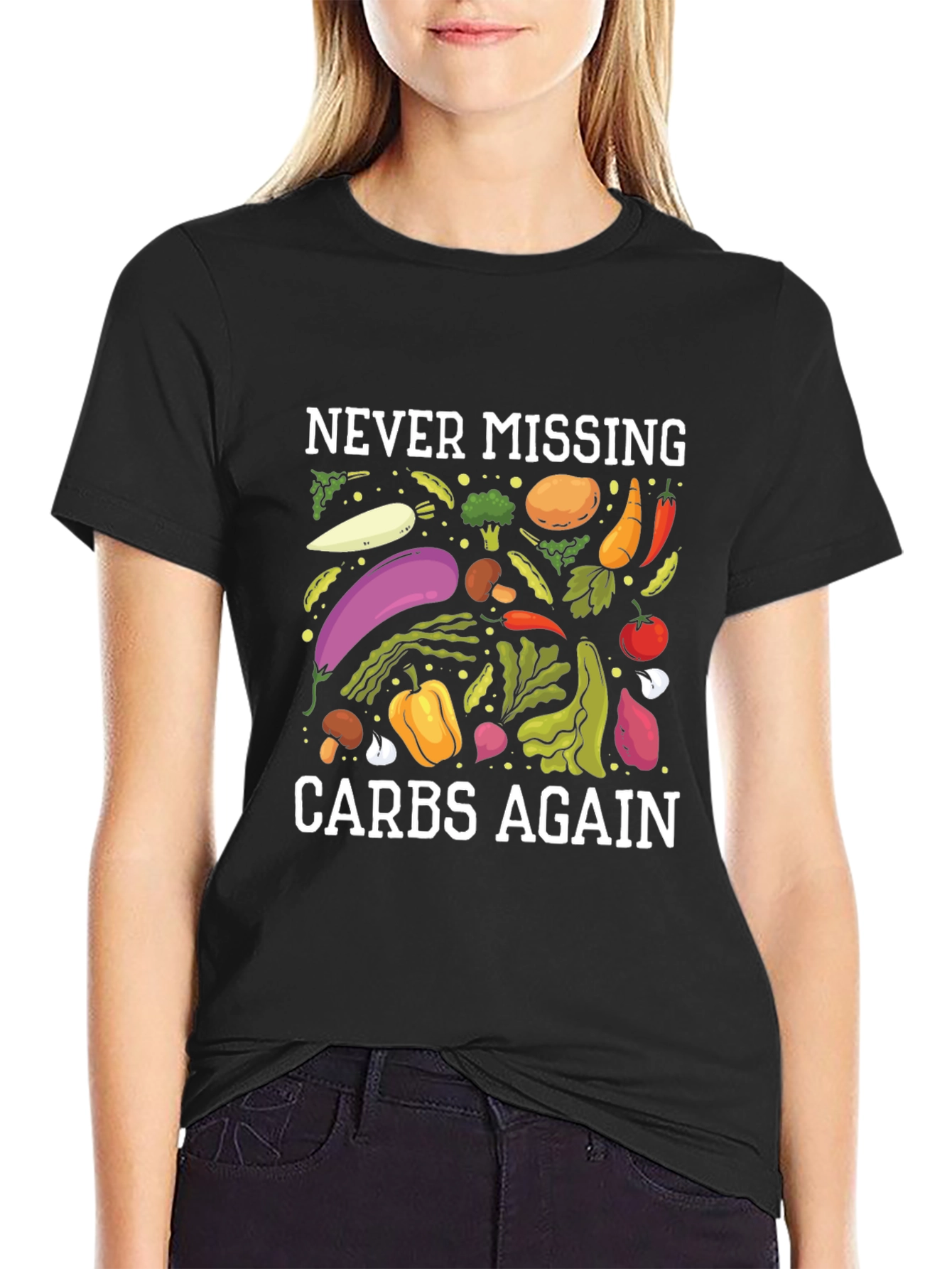 Never Missing Carbs Again Graphic T-Shirt