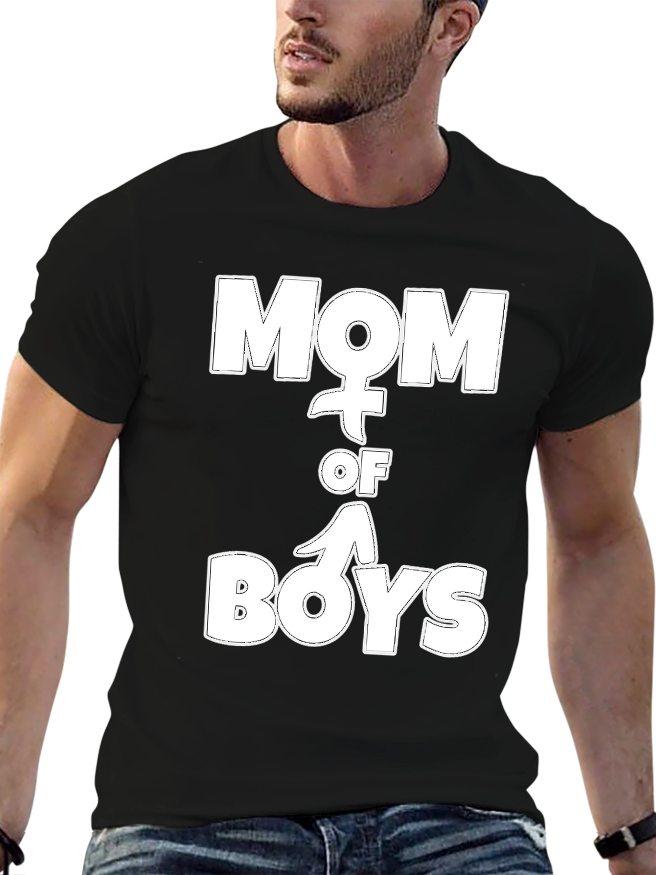 Mom of Boys Graphic T-Shirt