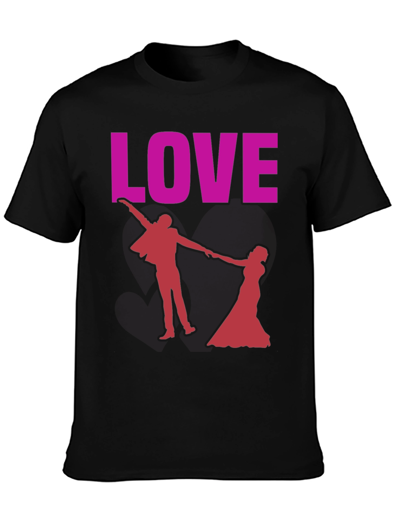 Love Dancing Couple Graphic Tee - Valentines Day Gift