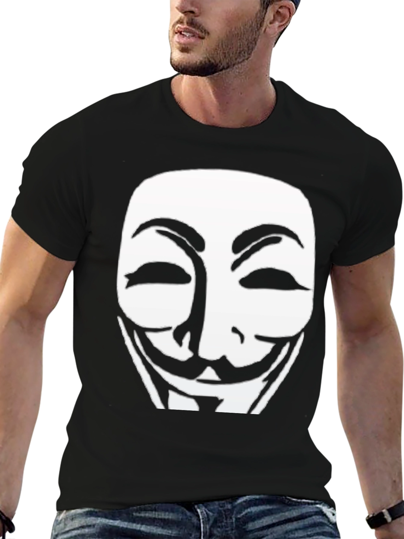 Anonymous Mask T-Shirt - Hacker Tee