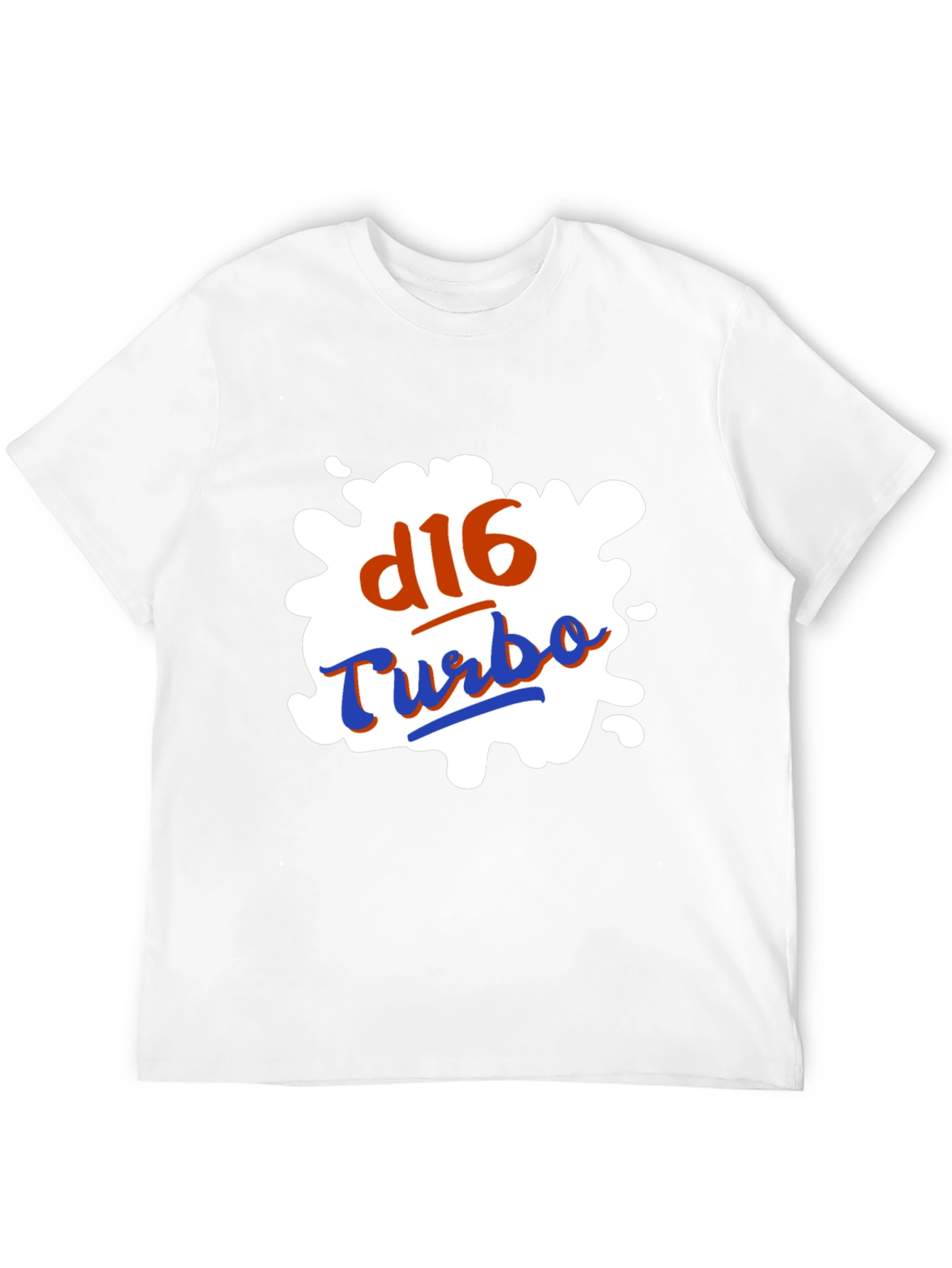 D16 Turbo Graphic T-Shirt - Bold Automotive Style