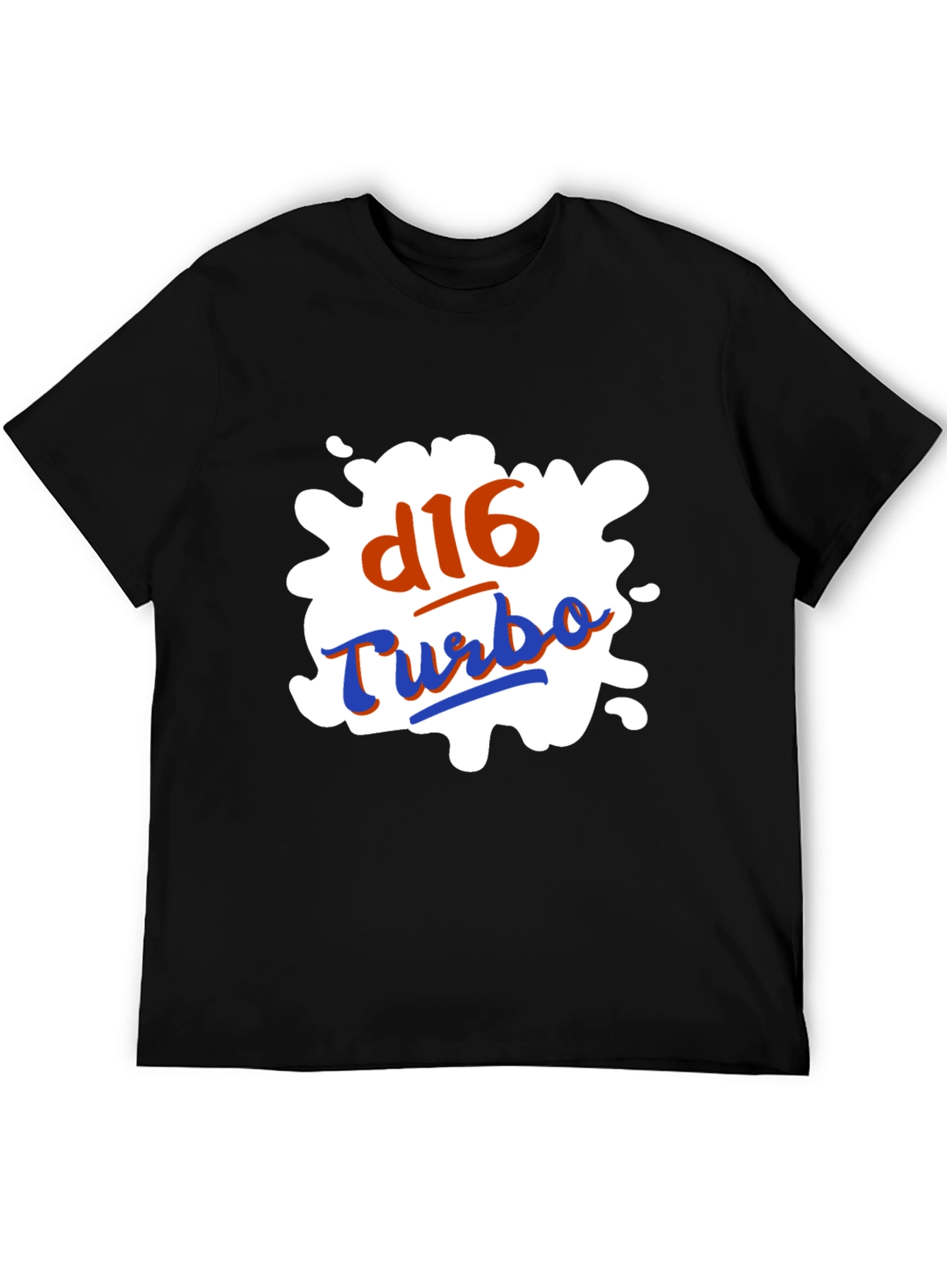 D16 Turbo Graphic T-Shirt - Bold Automotive Style